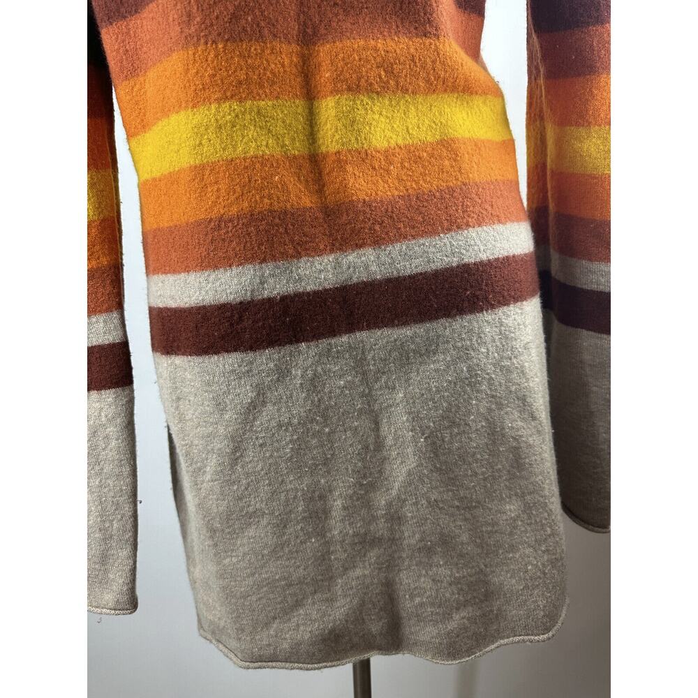 Toad & Co Merino Heartfelt Hoodie Duster Wool Long Open Cardigan Sweater Medium - Picture 7 of 14